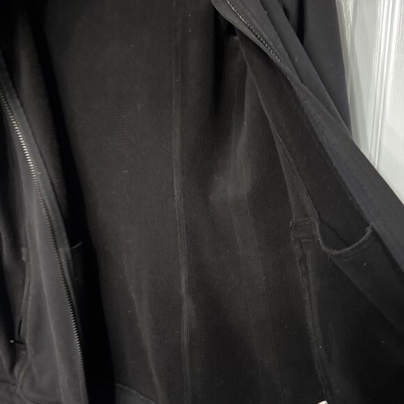 Athleta Black Hooded Jacket - Picture 3 of 7